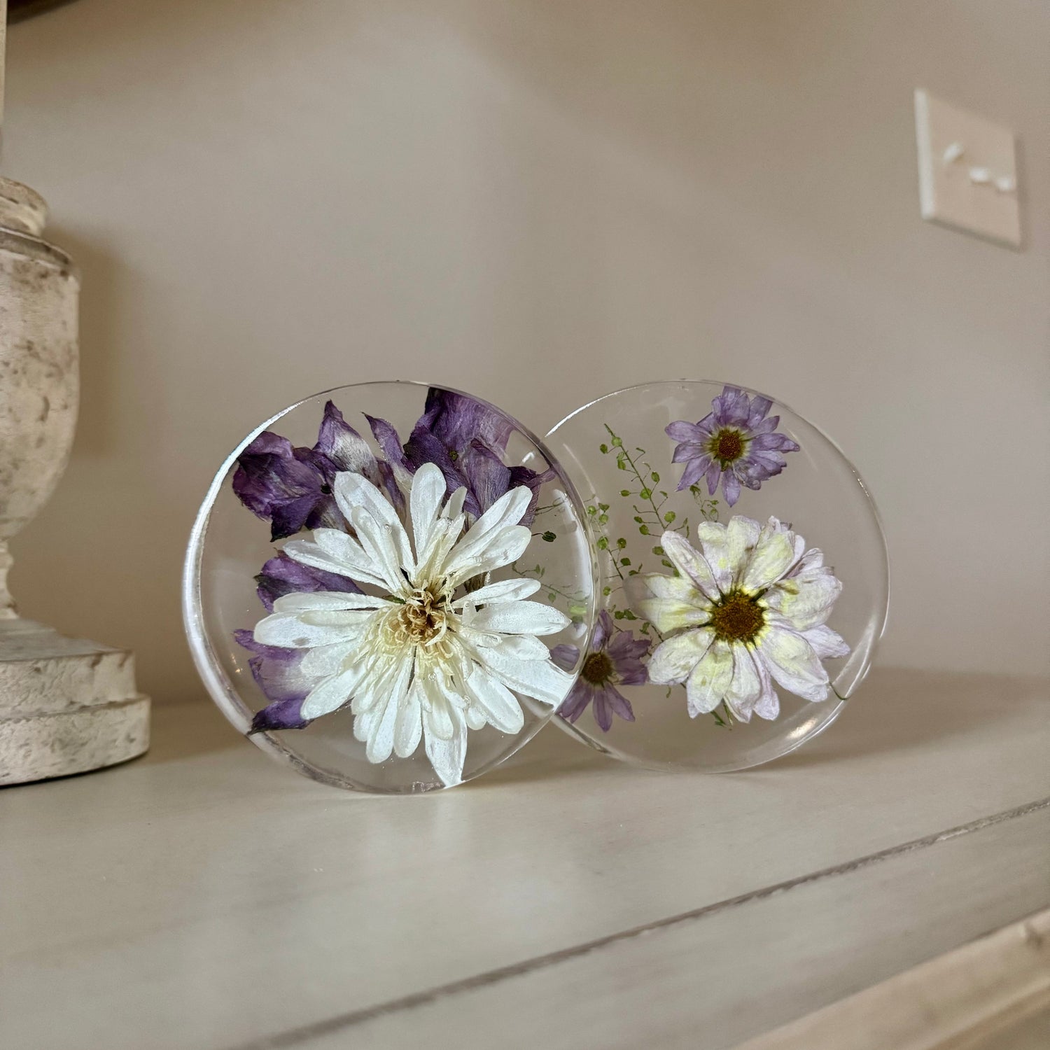 The Round Coasters, Set of 2 - The Blossom Grove